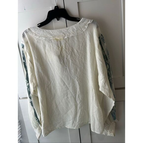 New Roller Rabbit Top Jambdani Kiko size XL long sleeve - Picture 4 of 6